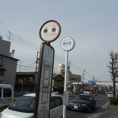 伊予鉄バス「椿前」バス停